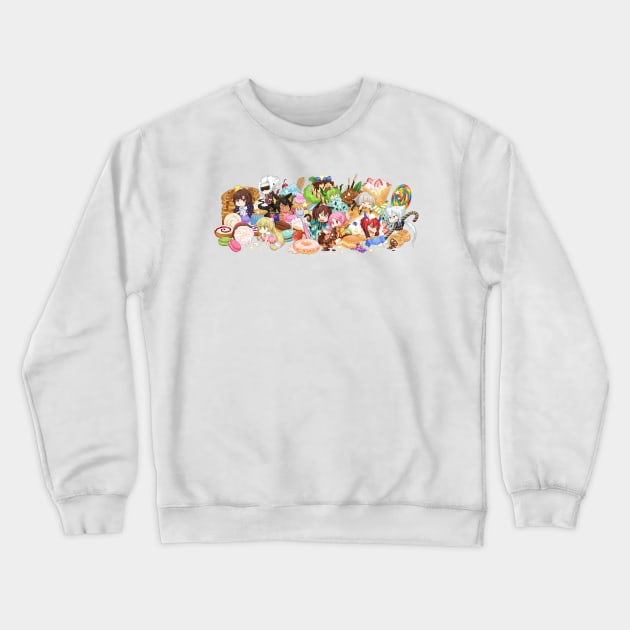 WanderFlore Sweet Ver. Crewneck Sweatshirt by AquaZircon (LumiiLoup)